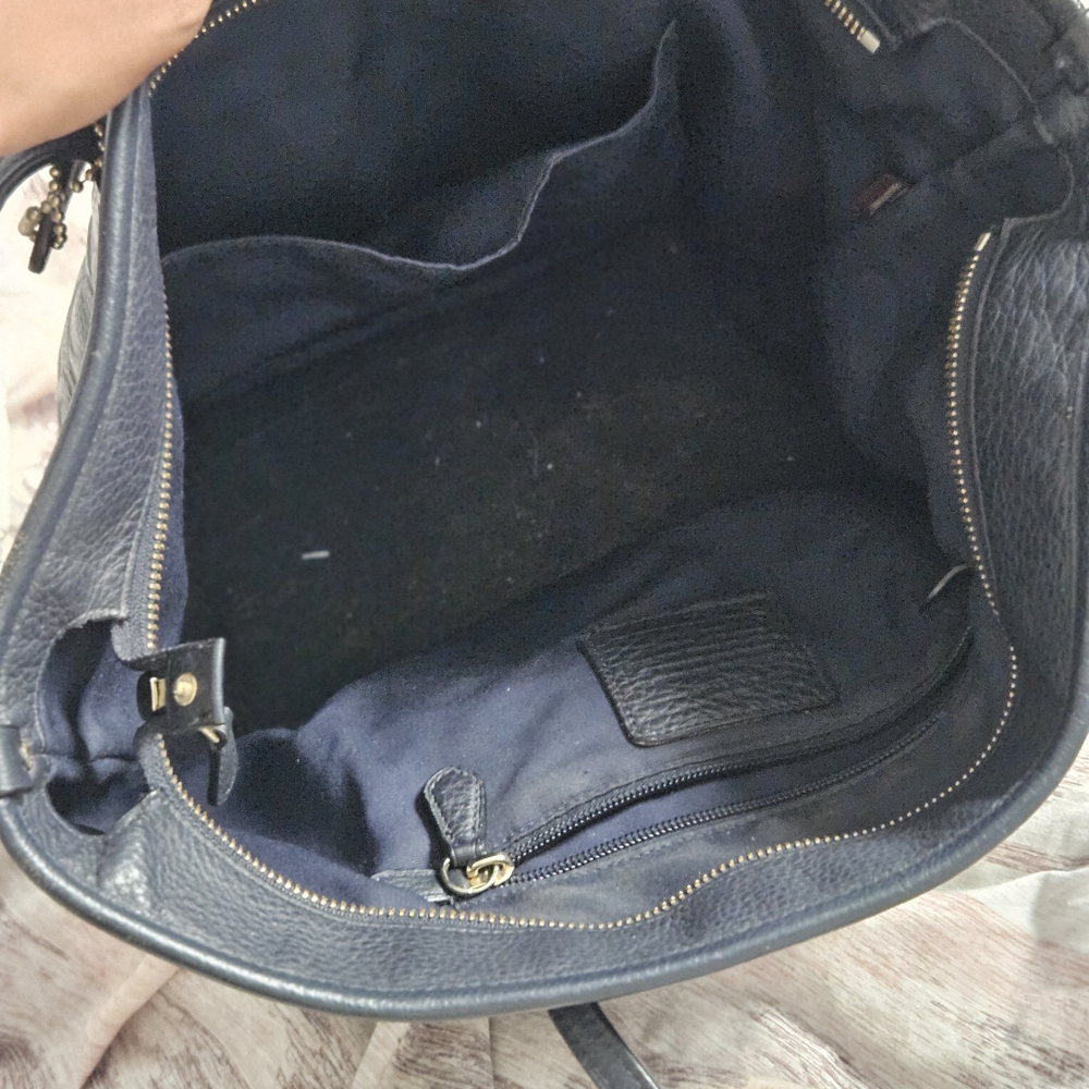 Coach Navy Signature Tote Bag - Picture 3 of 7